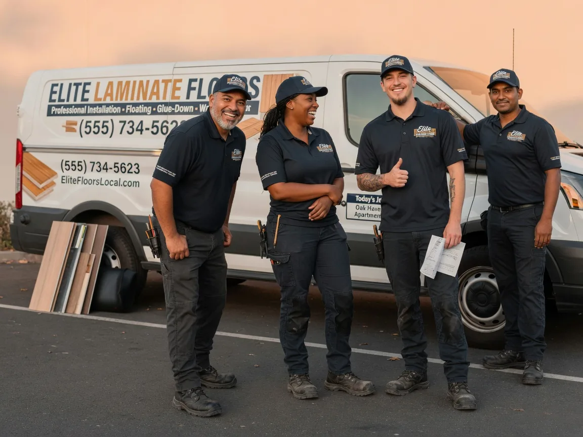 Laminate flooring installation company in Basco, IL